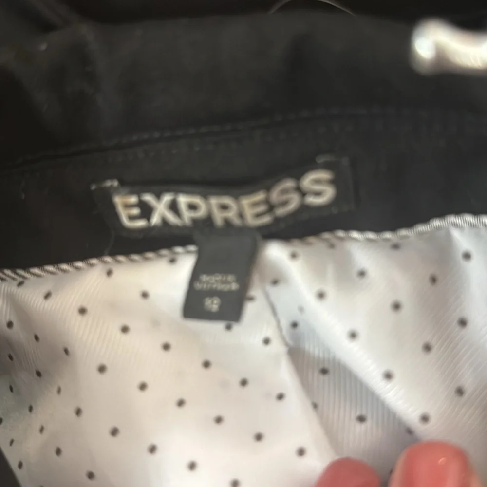 Express Black Blazer with Gray Lining EUC - Picture 2 of 4